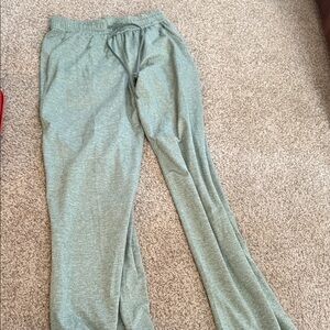 Soft Heathered Green Lounge Pants